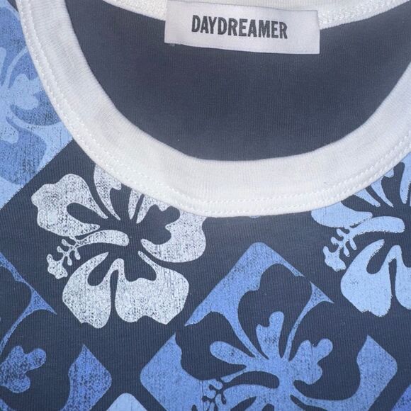 Daydreamer by Free People Hibiscus Shrunken Tank Size XS - Picture 5 of 6